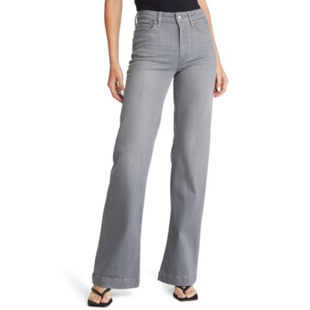 PAIGE Leenah Women's High Rise Gray Jeans